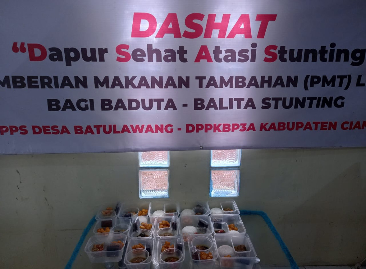 Dapur Sehat Atasi Stunting