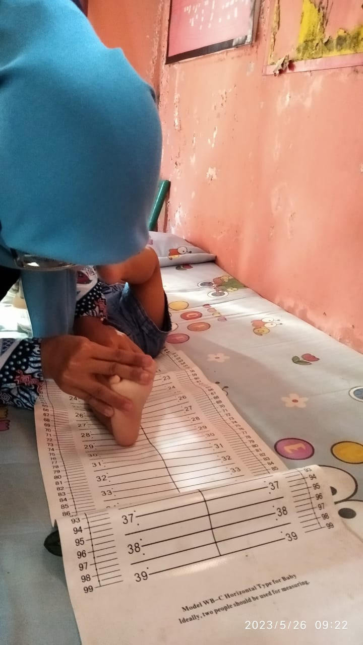 Kegiatan posyandu bayi dan balita