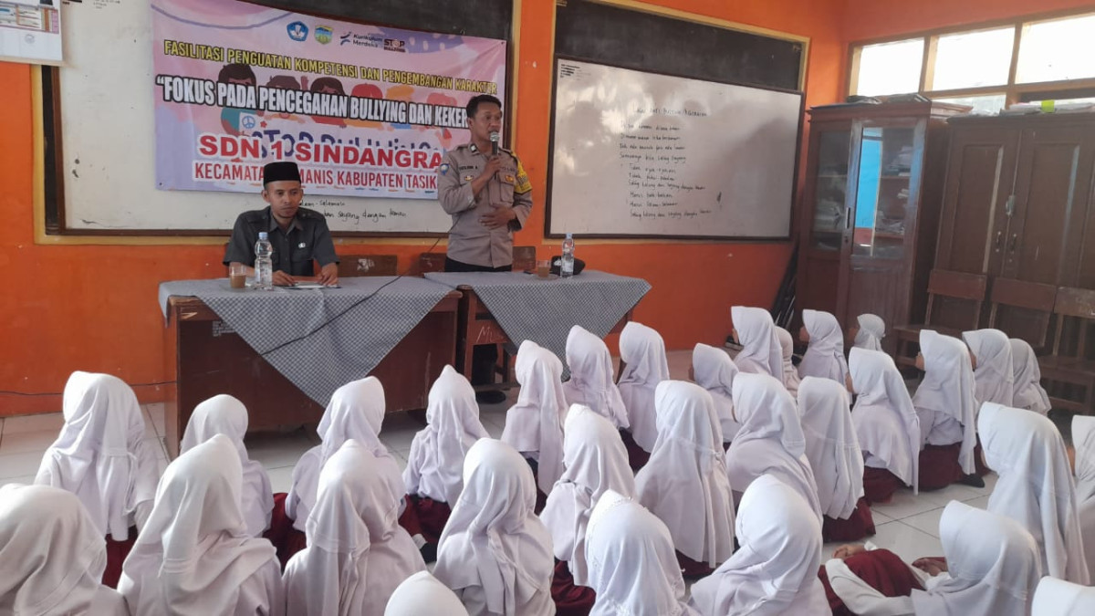 Oktober, Sosialisasi Pencegahan Bullying dan kekerasan di SDN 1 Sindangraja Desa Sindangraja