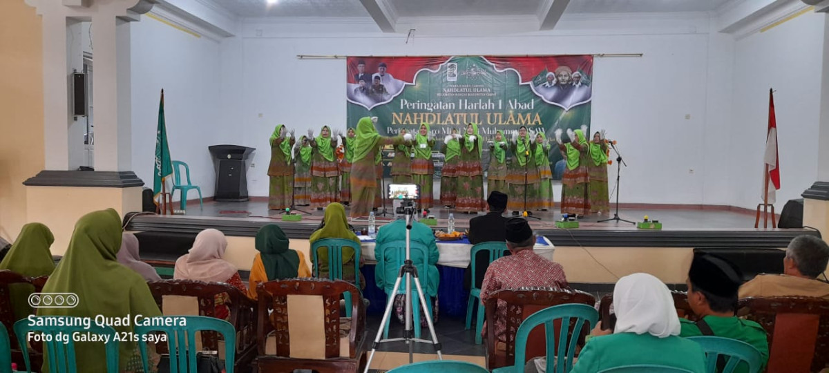 KEGIATAN LOMBA PADUAN SUARA IBU MUSLIMAT DESA WANGUNSARI