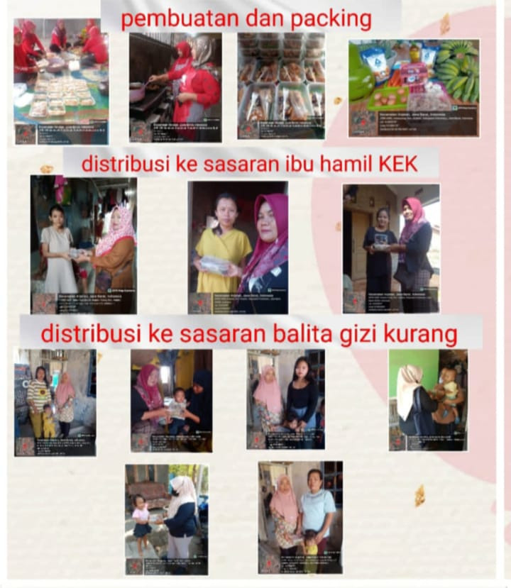 Demo masak PMT  Pangan Lokal   Kudapan  di Dashat untuk Balita gizi kurang dan Bumil KEK