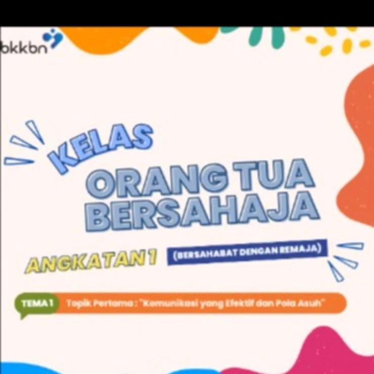 Zoom  meet kelas orang tua Bersahaja