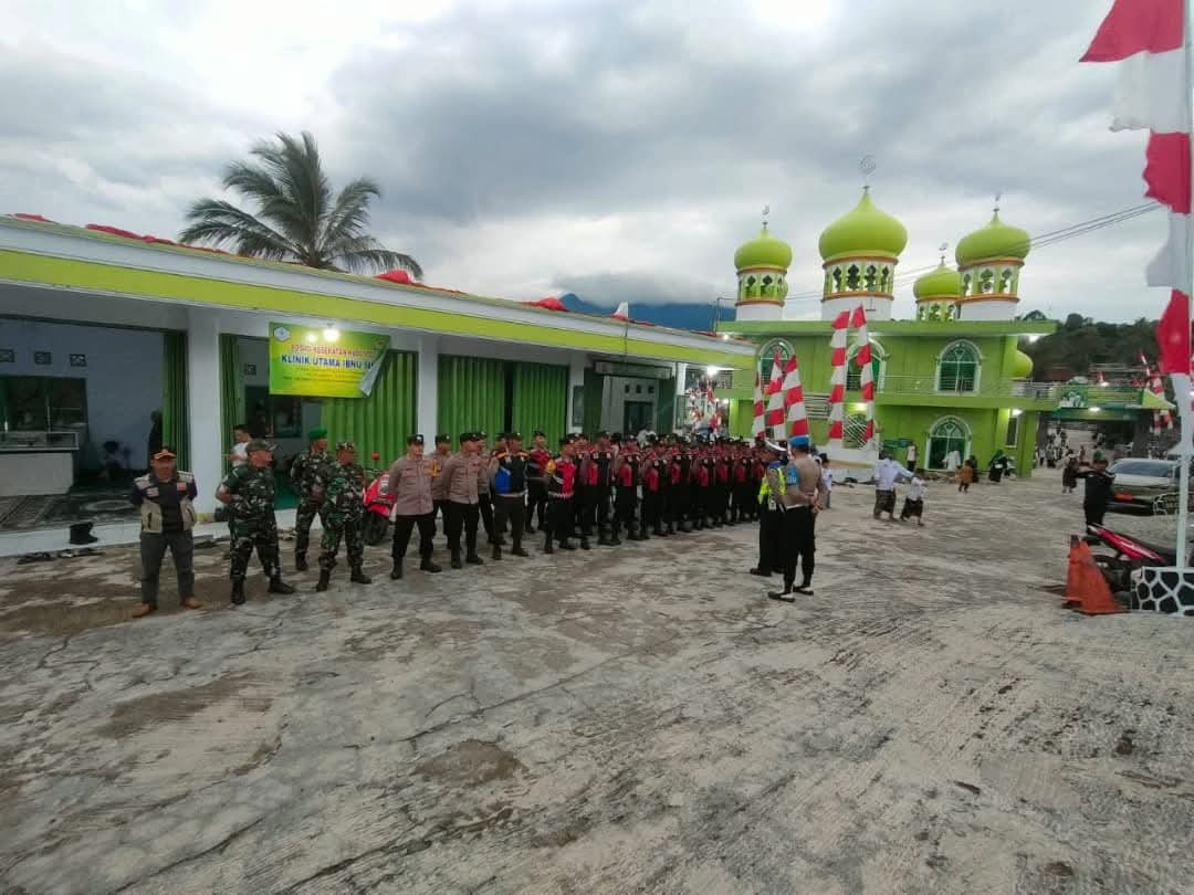 Apel Siaga Dalam Rangka pengaman Acara Haul Di Pesantren ICG