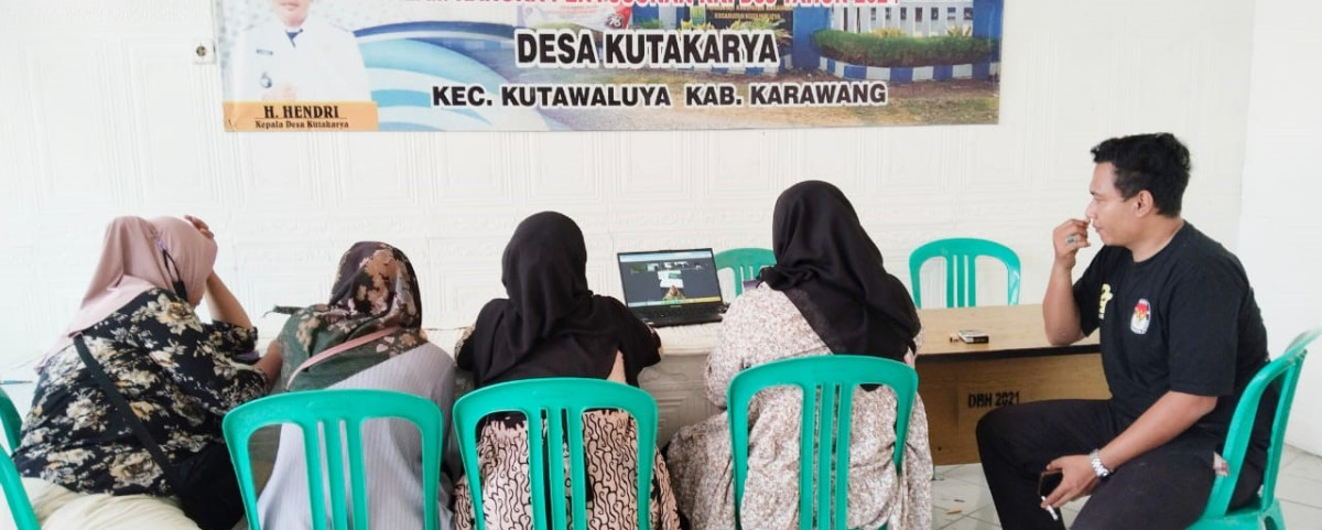 Memfasilitasi Kader kampung KB mengikuti during kampung KB dan RDK