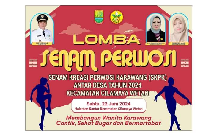 Lomba Senam PERWOSI Se-Kecamatan Cilamaya Wetan