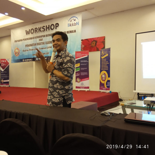 Menghadiri Workshop Penyiapan Perencanaan Kehidupan Berkeluarga Bagi Remaja dan Penguatan Digital Leadership oleh BKKBN Jawa Barat