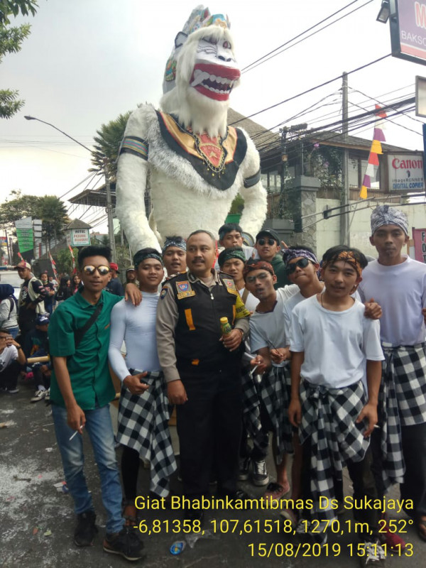 Ogoh-ogoh Memeriahkan Karnaval Kecamatan Lembang