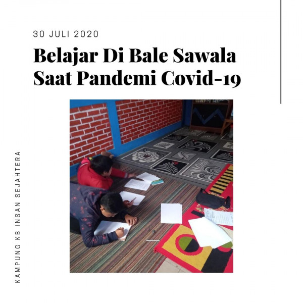 Belajar Online Di Bale Sawala Saat Pandemi