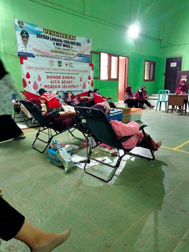 Antusias masyarakat untuk mendonorkan darah