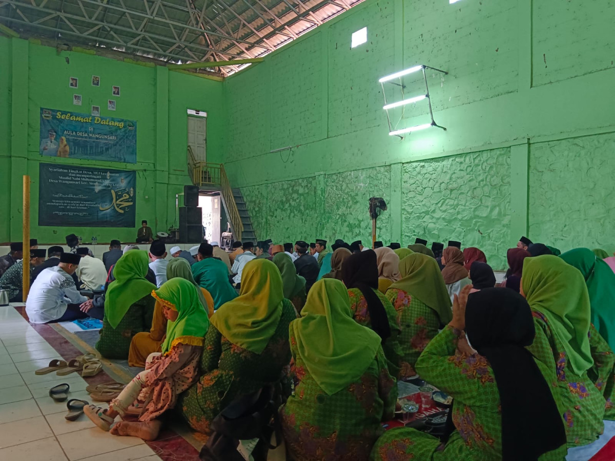 Syahriahan tingkat Desa, MUI Kecamatan sekaligus memperingati Maulid Nabi Muhammad sAW