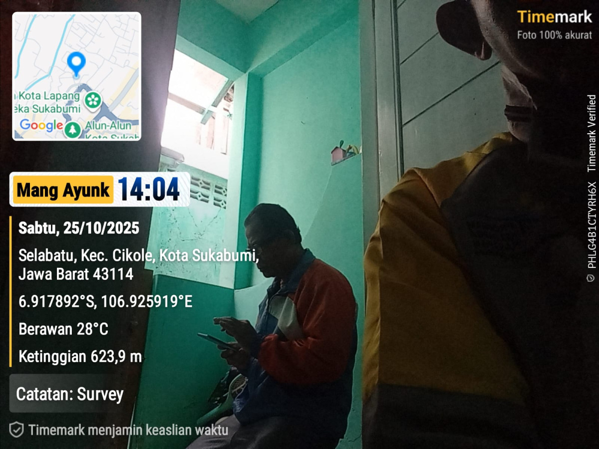 Koordinasi dengan ketua rw 1