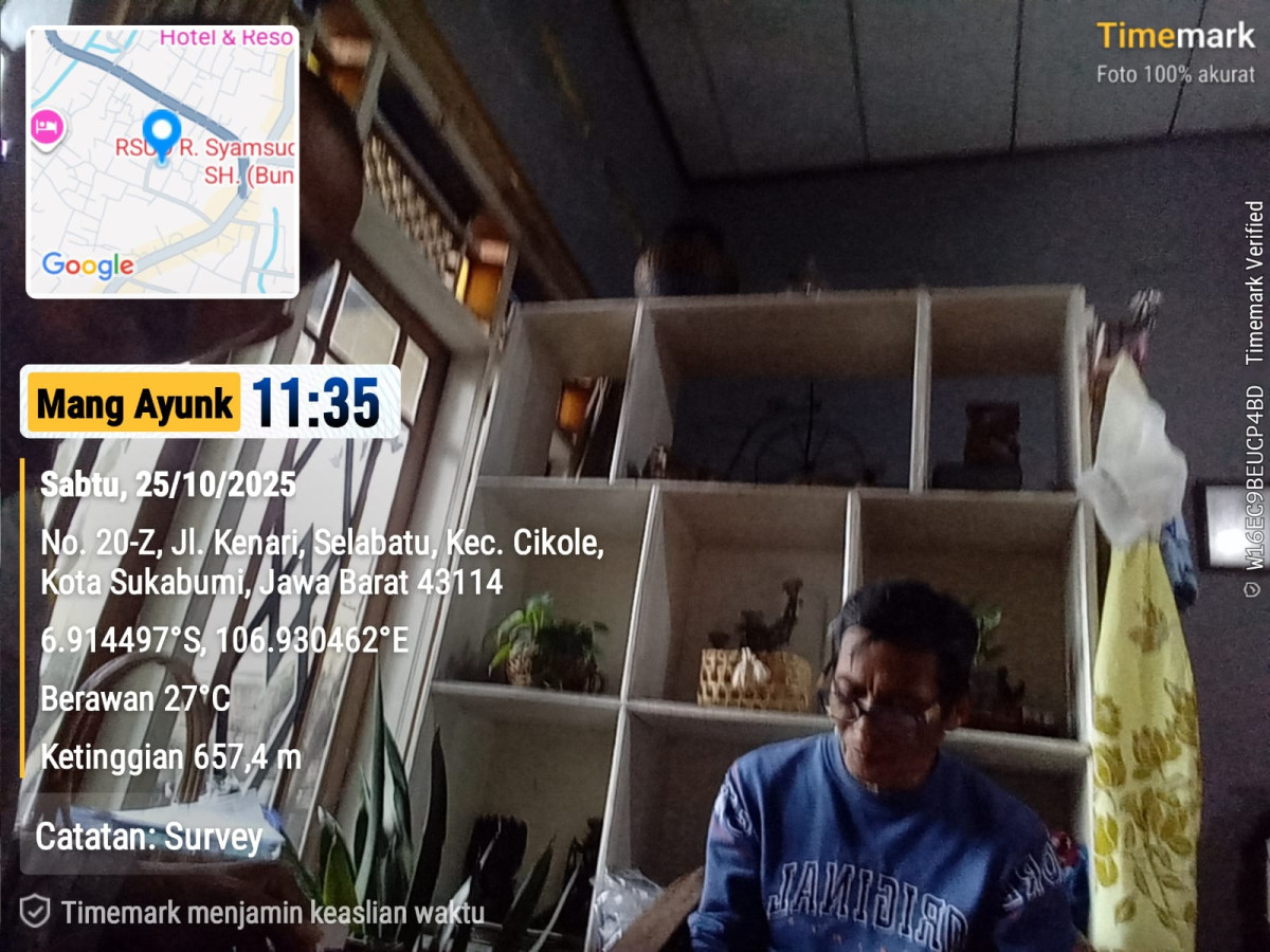 Koordinasi dengan ketua rw 4