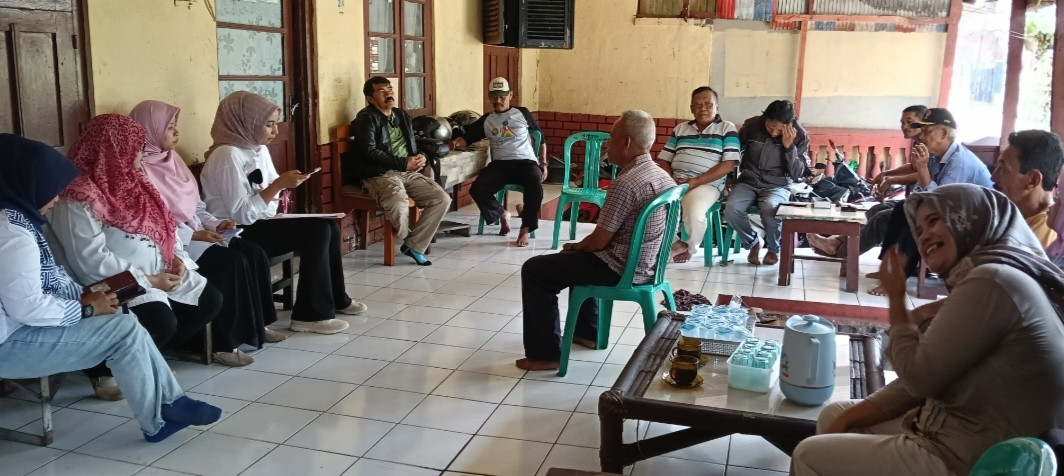 Koordinasi pihak kelurahan dengan pengurus rw 03 yg baru