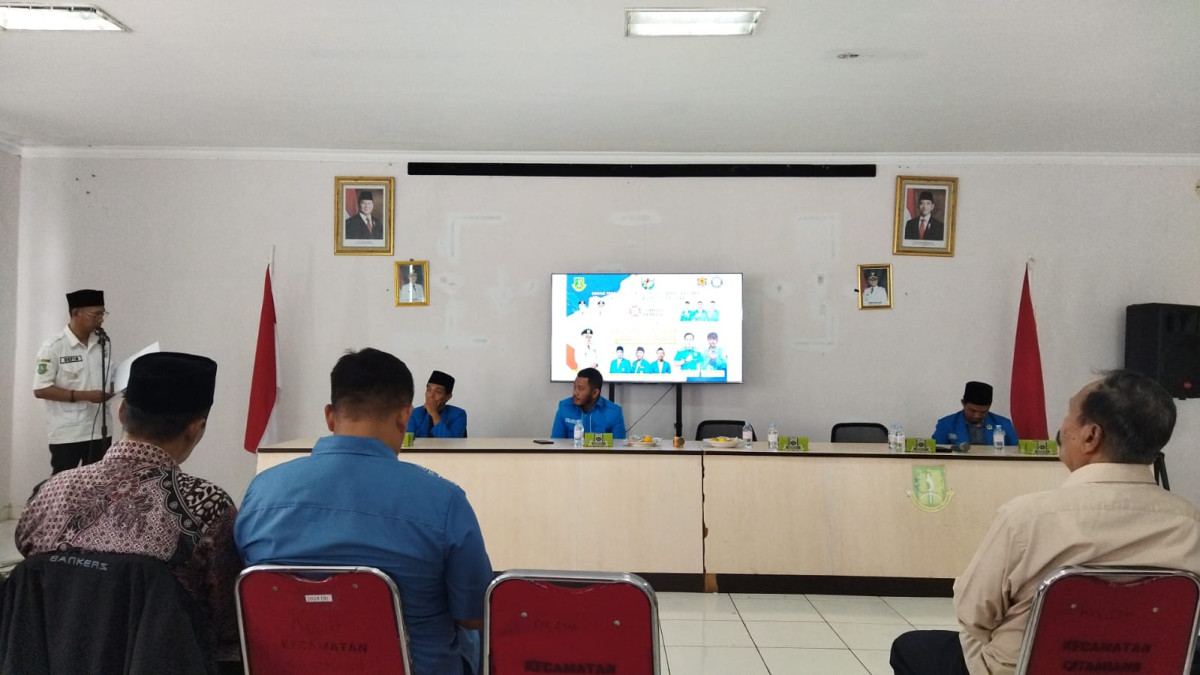 Persiapan kegiatan donor darah bersama knpi
