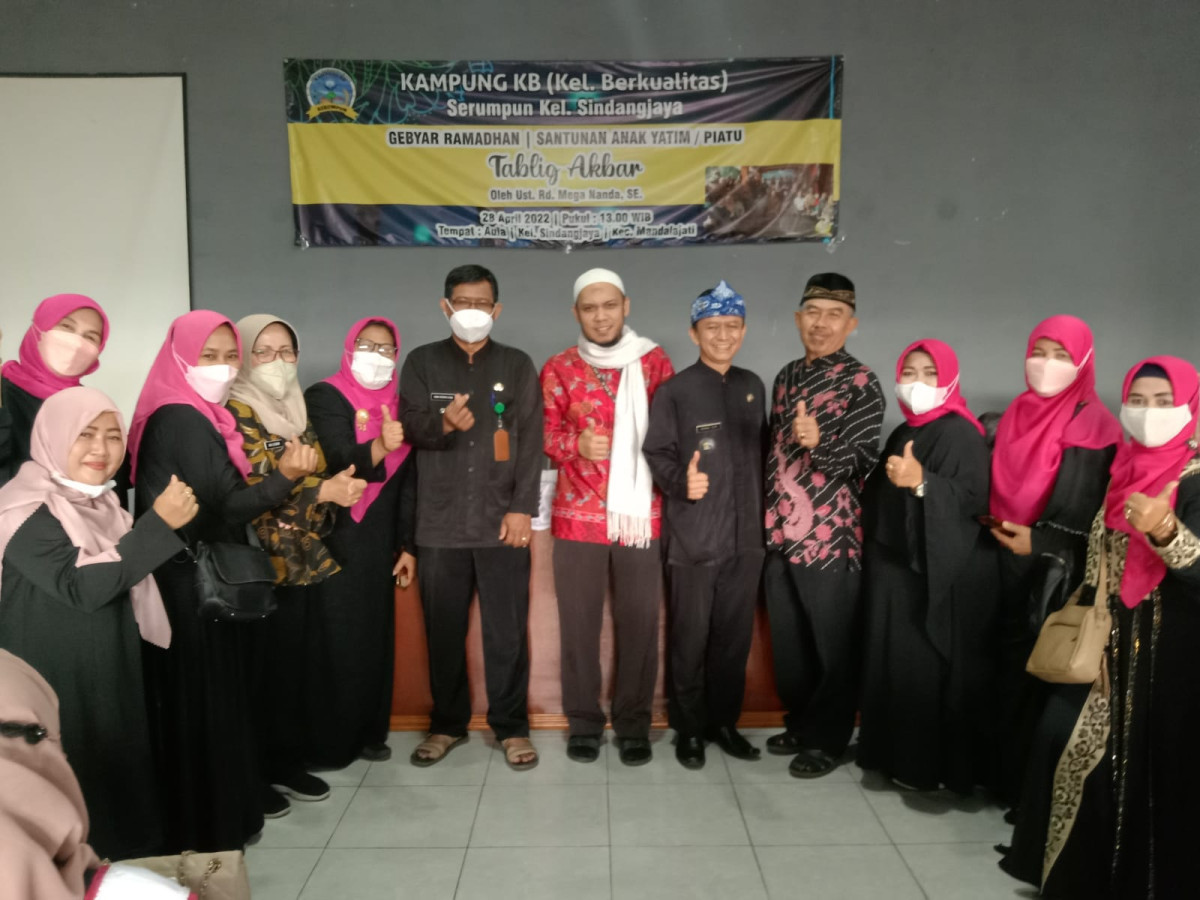 Gebyar Ramadhan Santunan Anak Yatim/Piatu dan Tablig Akbar oleh ust.Rd Mega Nanda,SE