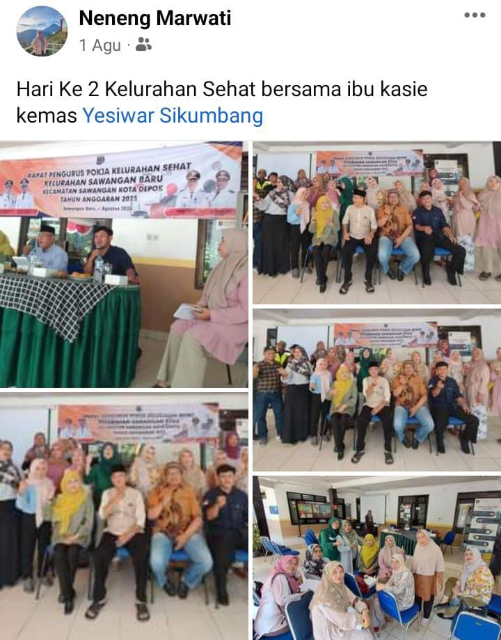 Kelurahan sehat dan KKBB