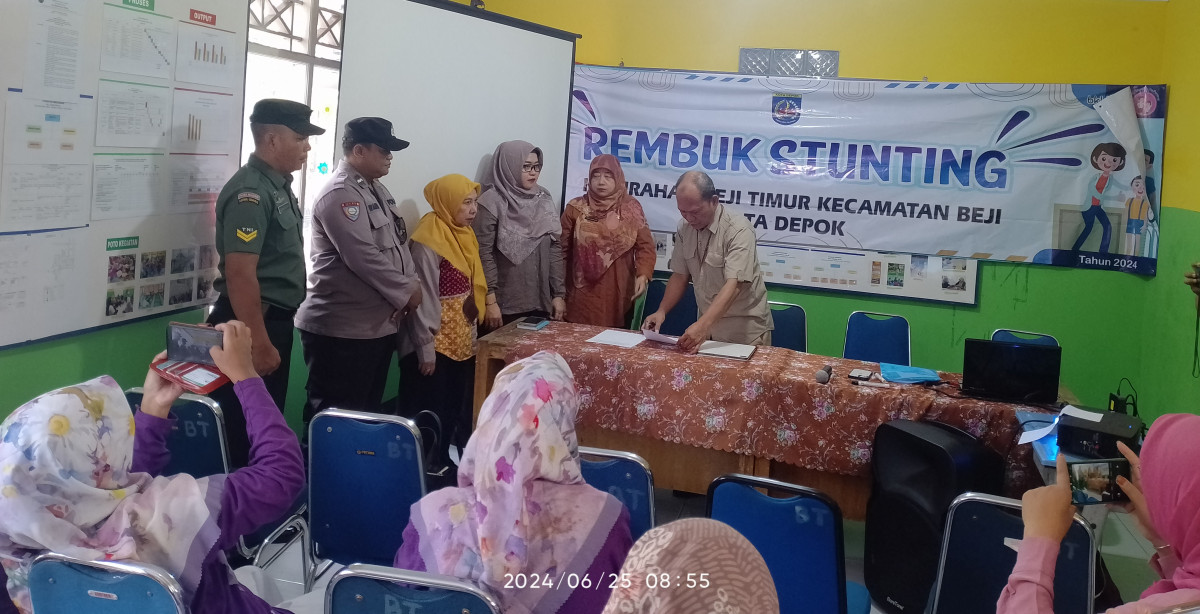 Lanjutan rembuk stunting Kel. Beji timur