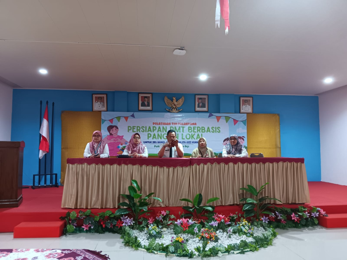 Persiapan PMT Berbasis Pangan Lokal