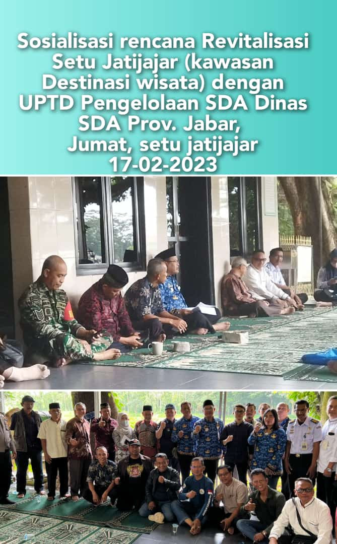 Sosialisasi Rencana Revitalisasi Setu Jatijajar dengan UPTD Dinas SDA Jabar