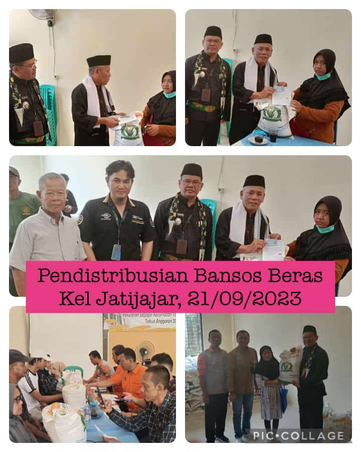 Pendistribusian Bansos Beras