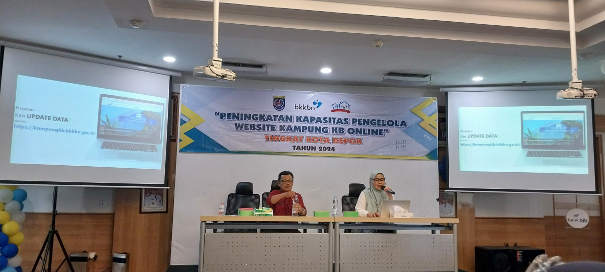 Peningkatan kapasitas pengelola website kampung KB online