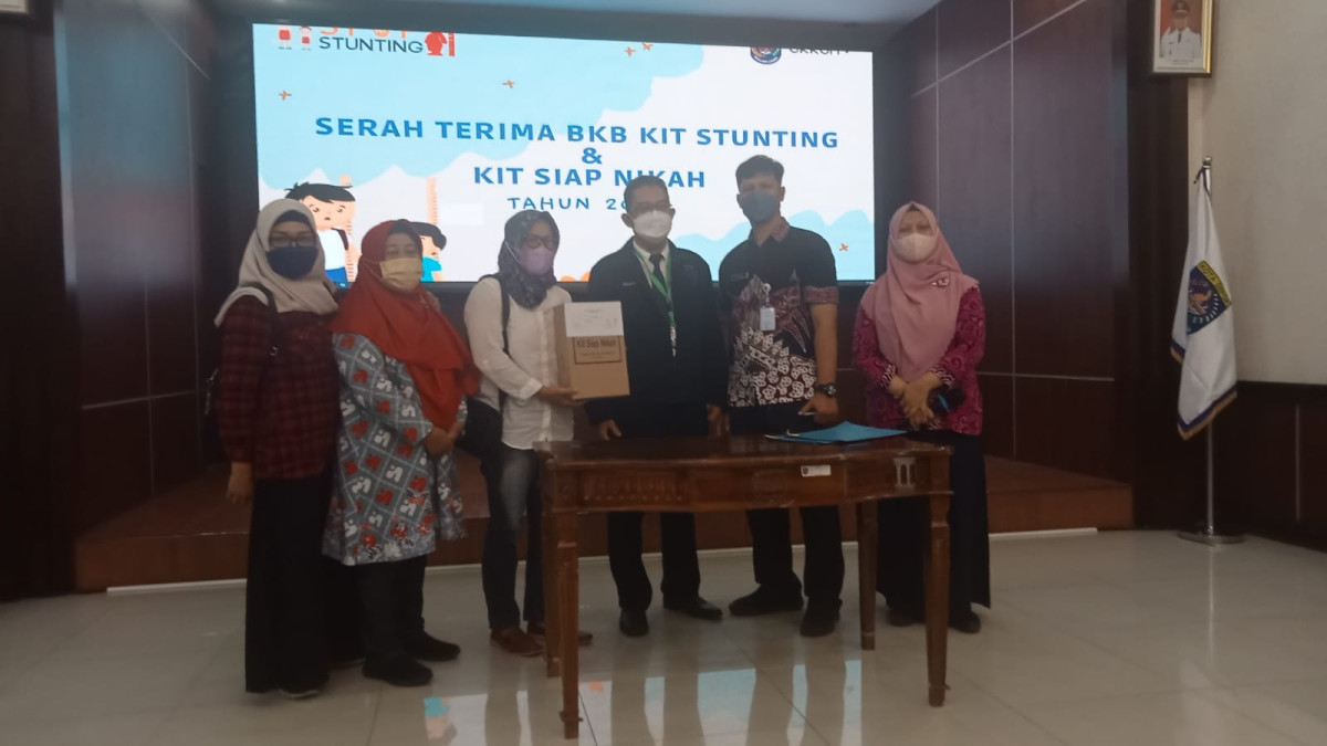 serah terima  bkb kit stunting kit siap nikah 2022