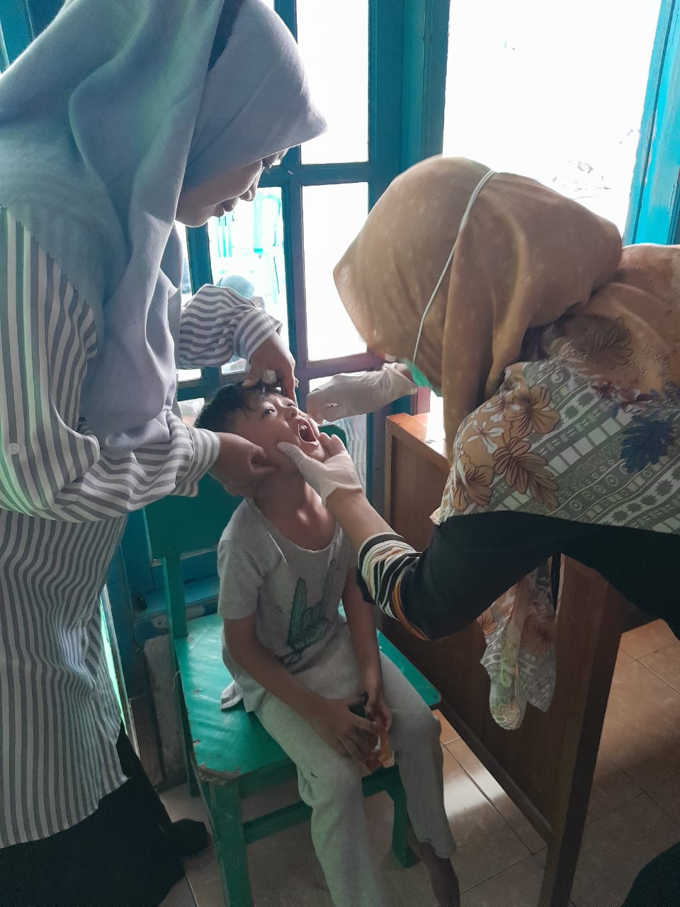 Penimbangan balita dan pekan imunisasi polio ke 2