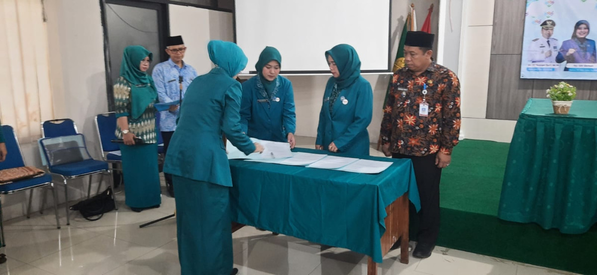Pelantikan ketua Tp PKK sekecamatan bojongsari