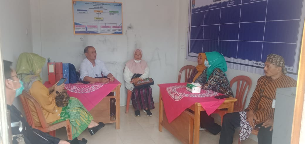 Monitoring kampung kb sehati dari Dinas KB, PP DAN PA Kab. CILACAP