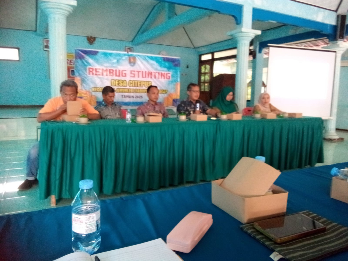 Rebug stunting Desa Citepus