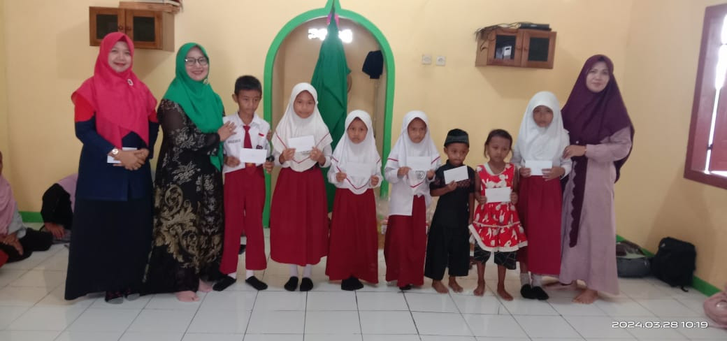 Pemberian Santunan Kepada Anak Yatim & Guru Ngaji dan Tebus Murah Paket Ramadhan