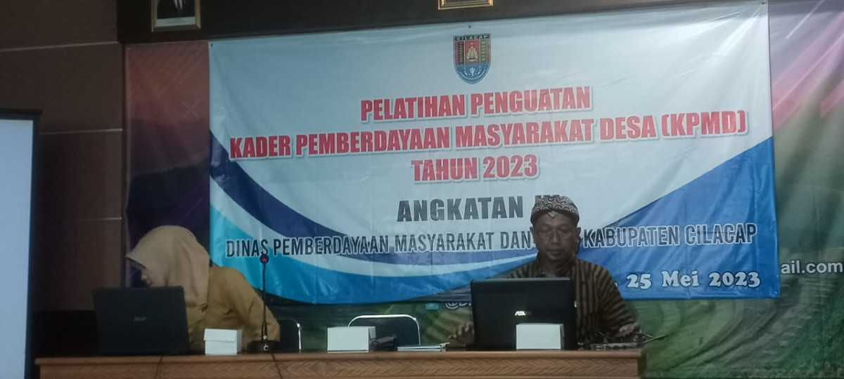 Pelatihan Penguatan Kader Pemberdayaan Masyarakat Desa (KPMD)