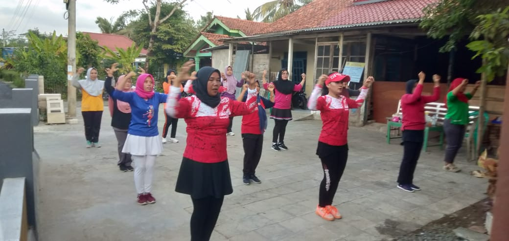 Senam Aerobic Ibu-Ibu RW 02