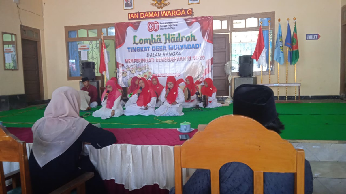 Meriahkan 17 agustus 2025.mengikuti lomb khadroh