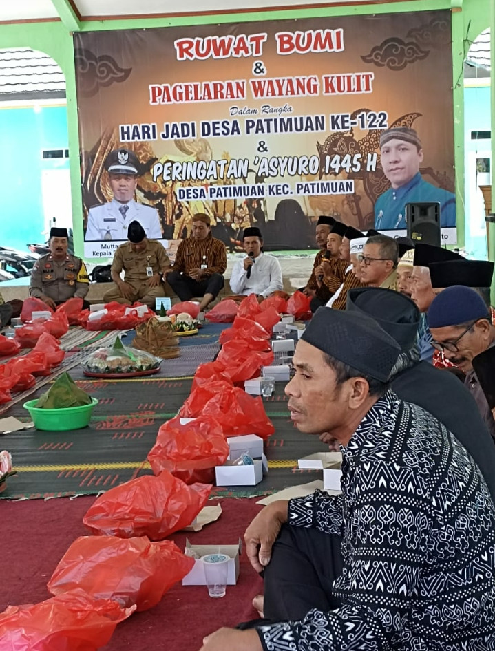 Ruwat Bumi Dan pagelaran Wayang kulit Desa Patimuan