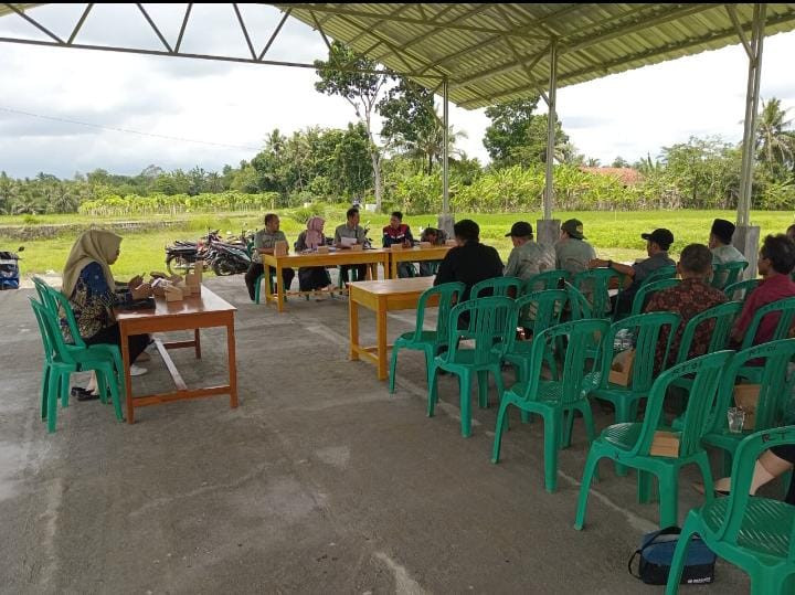 Peresmian pasar desa plana