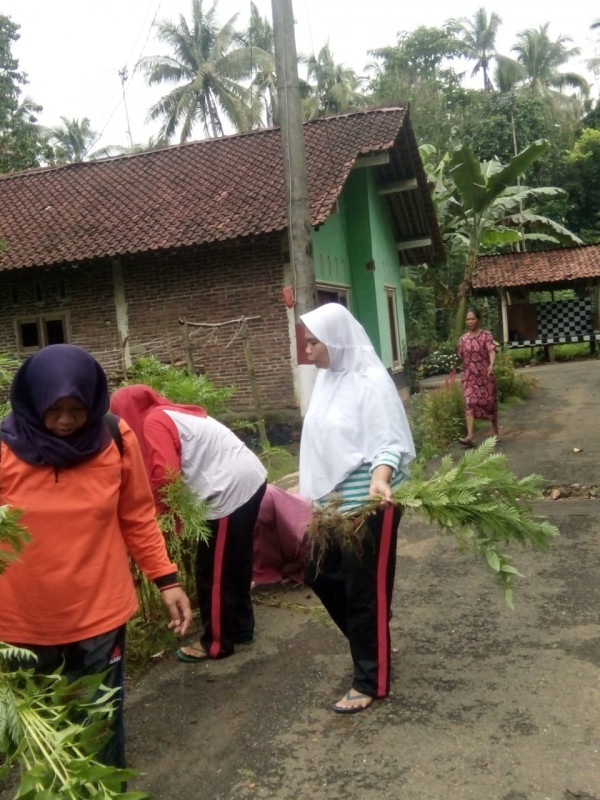 Kegiatan Kerja bakti di kampung kb sembada 