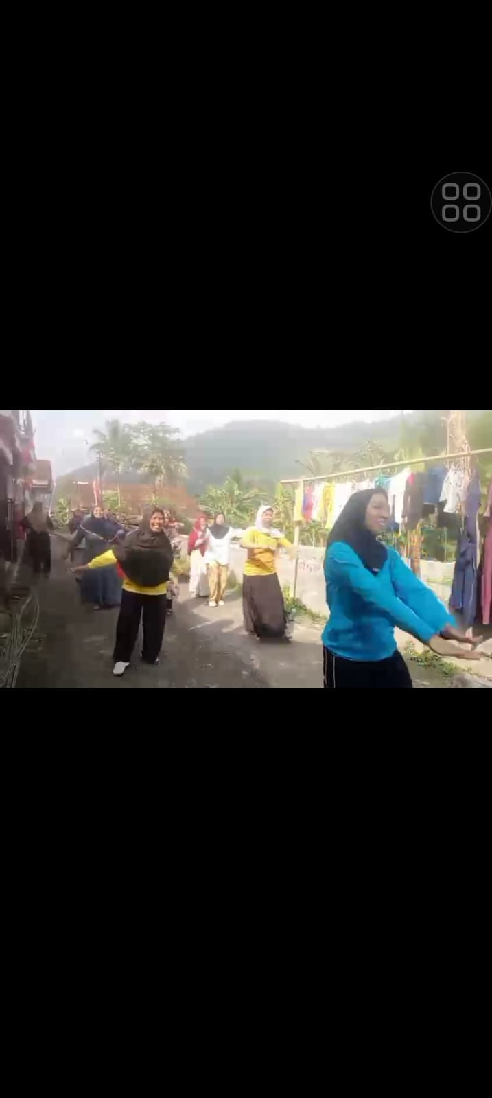 Senam Bersama Lansia Dusun 1