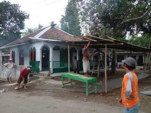 Rehab mushola sekaligus menyambut ramadhan 1446 H