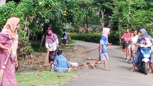 LINGKUNGAN YANG BERSIH GUNA MENYAMBUT HATI YANG BERSIH