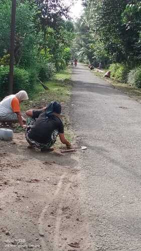 Lingkungan yang bersih menyambut hati yang bersih
