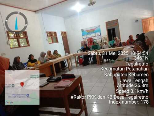 RAKOR PKK DESA TEGALRETNO BULAN MEI 2025