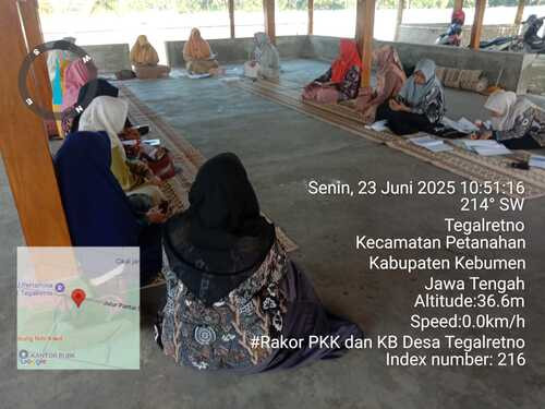 Rakor PKK Desa Tegalretno