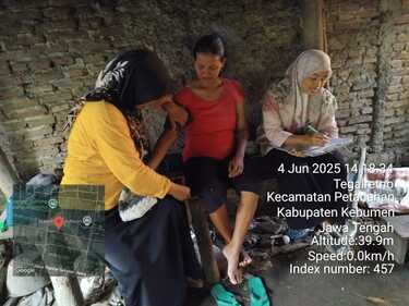 Kunjungan Ibu Hamil oleh TPK Desa Tegalretno