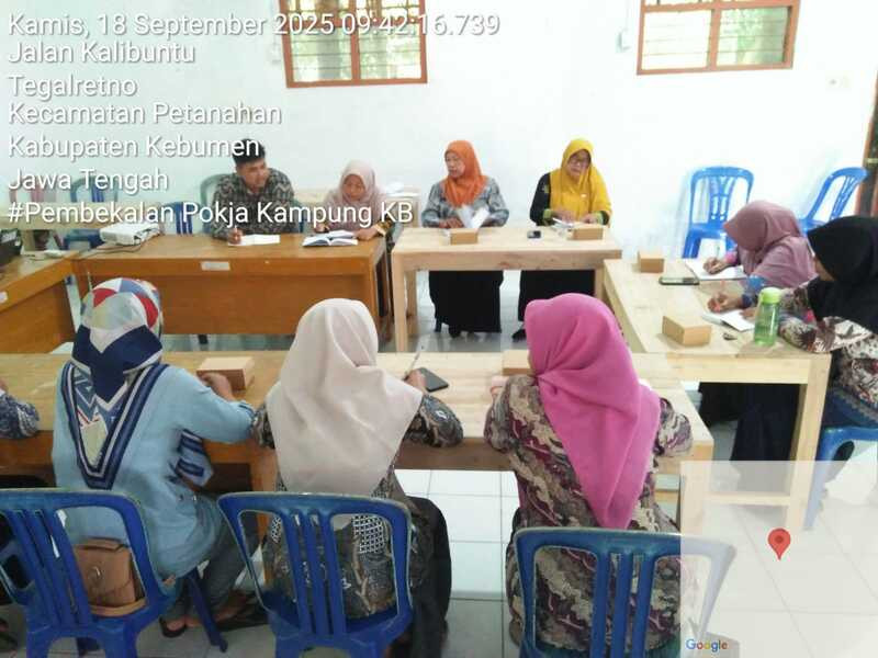 Pokja Kampung KB Berlian Desa Tegalretno