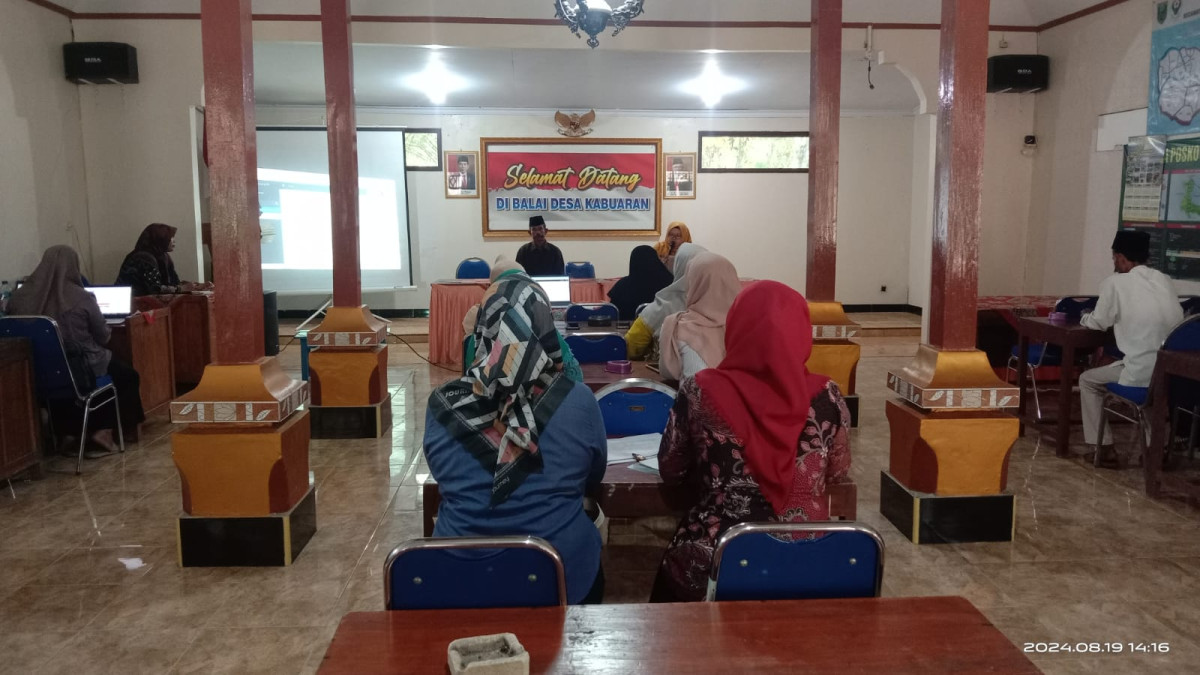 RAKOR POKJA KAMPUNG KB "BAROKAH" DESA KABUARAN