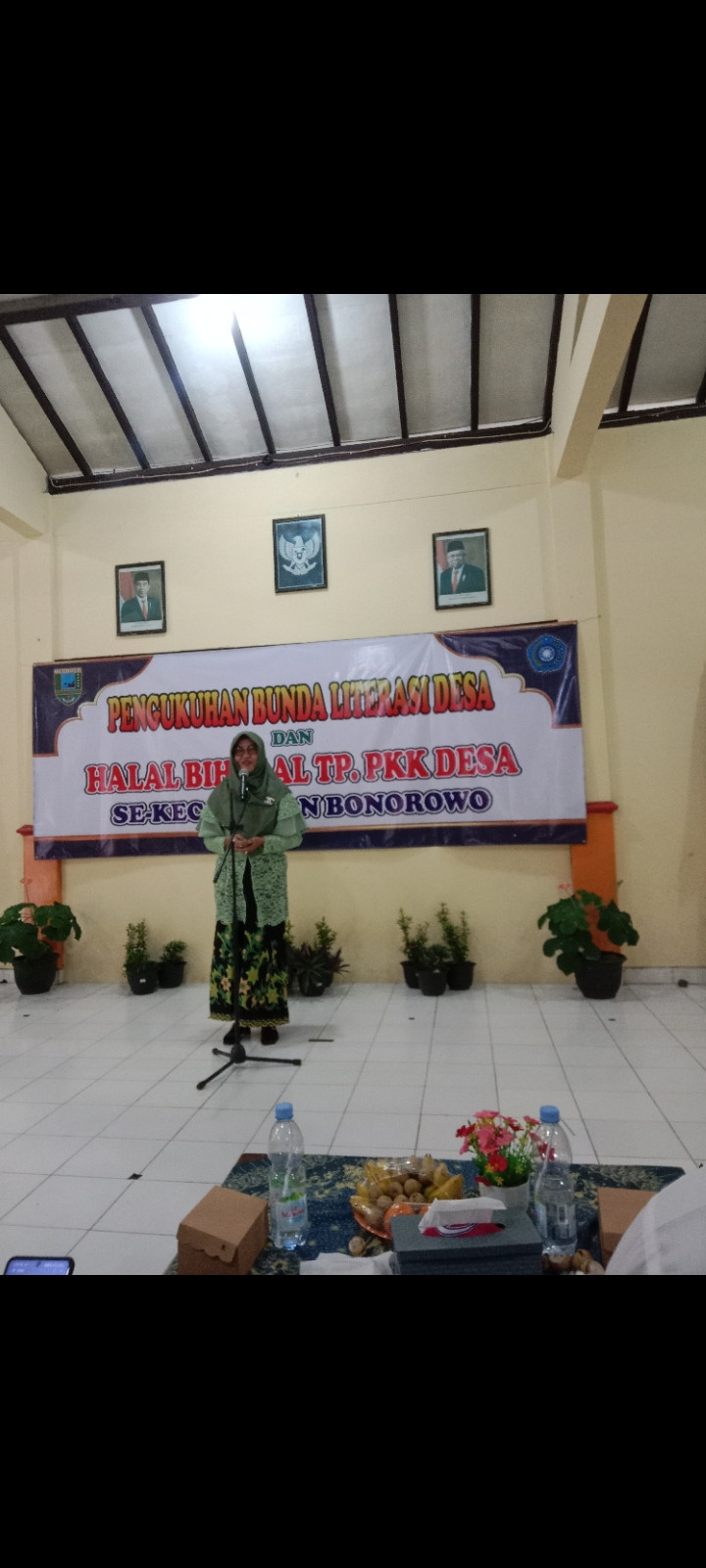 Sambutan sekretaris Disarpus kebumen