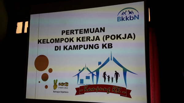 Pertemuan Pokja Kampung KB