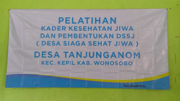 Pelatihan kader kesehatan jiwa dan pembentukan DSSJ