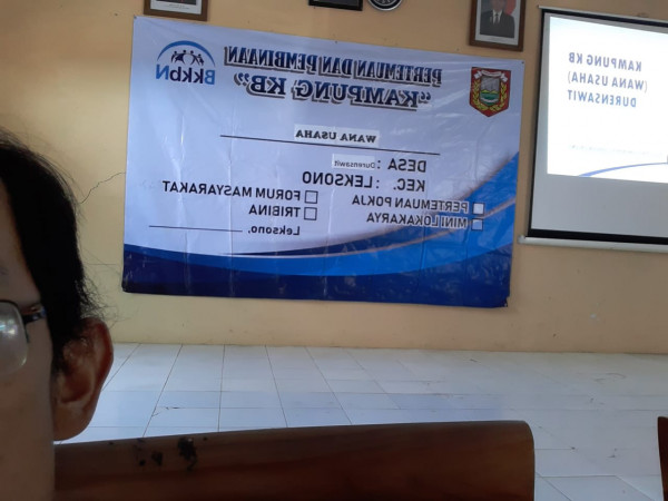 Pertemuan pembinaan Kampung KB